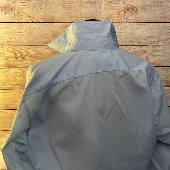 Barnaby Shirt Men's Blue Long Sleeve Button Up Collared Adult 15 1/2 - 34/35 - Picture 6 of 13